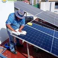 Instalación de paneles solares 1